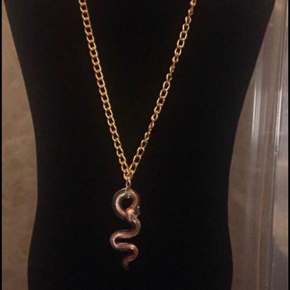 Unique Snake Design Necklace - Picture 2 of 3